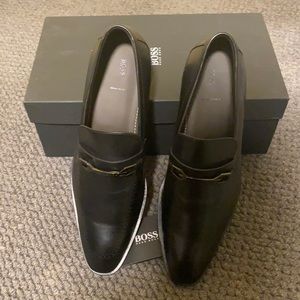 Men’s Black Hugo Boss Loafers